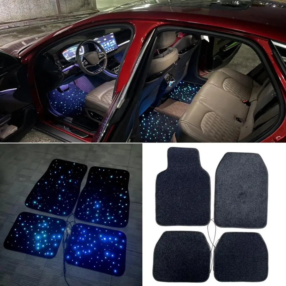 LED LIGHT UP CAR FLOOR MATS